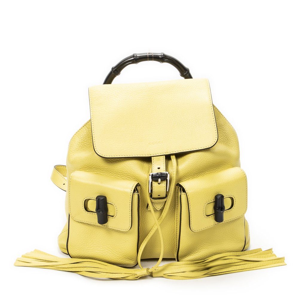 Gucci Medium Bamboo Tassel Backpack